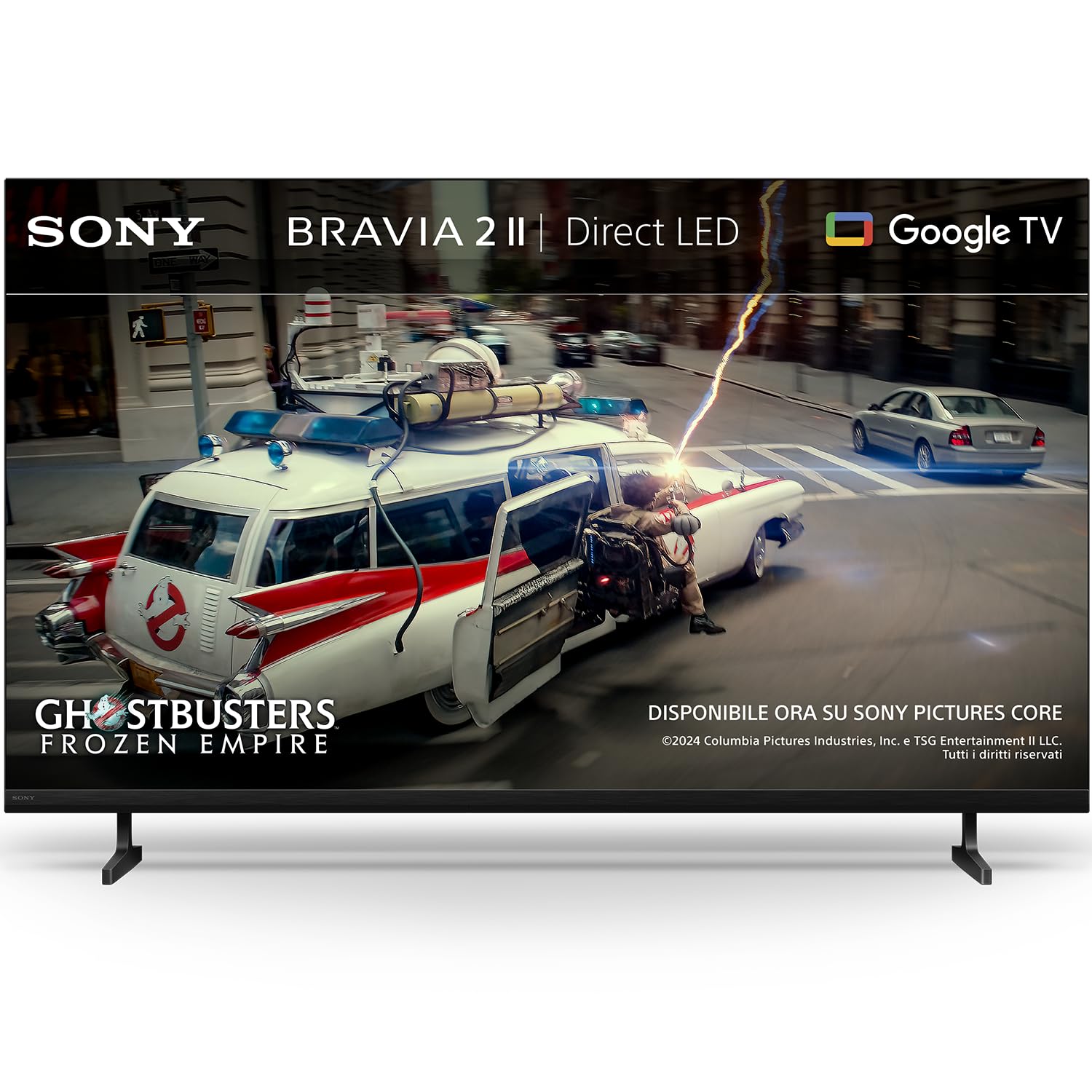 Sony BRAVIA 2Ⅱ 43", 4K Smart TV (Google TV), Processore X1,4K Upscaling, Televisione con Dolby Atmos e DTS:X, compatibile con PS5, 43S20M2, Modello 2026