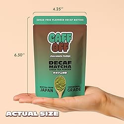 Caff Off Decaf Chocolate Matcha Green Tea Powder