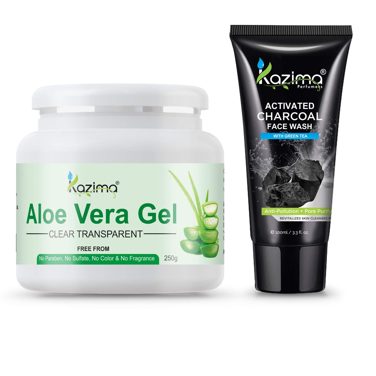 kazima charcoal face wash