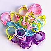 40 Pcs Pastry Bag Ties, Silicone Icing Bag Ties, Reusable Piping Bag Ties Decoration Bag Cake and Pastry Supplies Clips, Incl