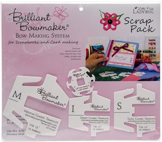 Little Pink Ladybug Kit Brilliant Bowmaker Scrap Pack