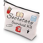 WCGXKO Secretary Survival Kit Secretary Gift Travel Accessories Toiletry Bag Makeup Bag (SECRETARY)