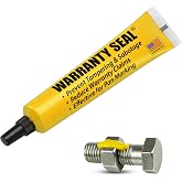 Sherco-Auto Yellow Torque Seal - Tamper Proof Cross Check Repair &amp; Maintenance Warranty Torque Marker - 1.8 Oz Squeeze Tube Indicator for Bolts &amp; Fasteners - Made in USA