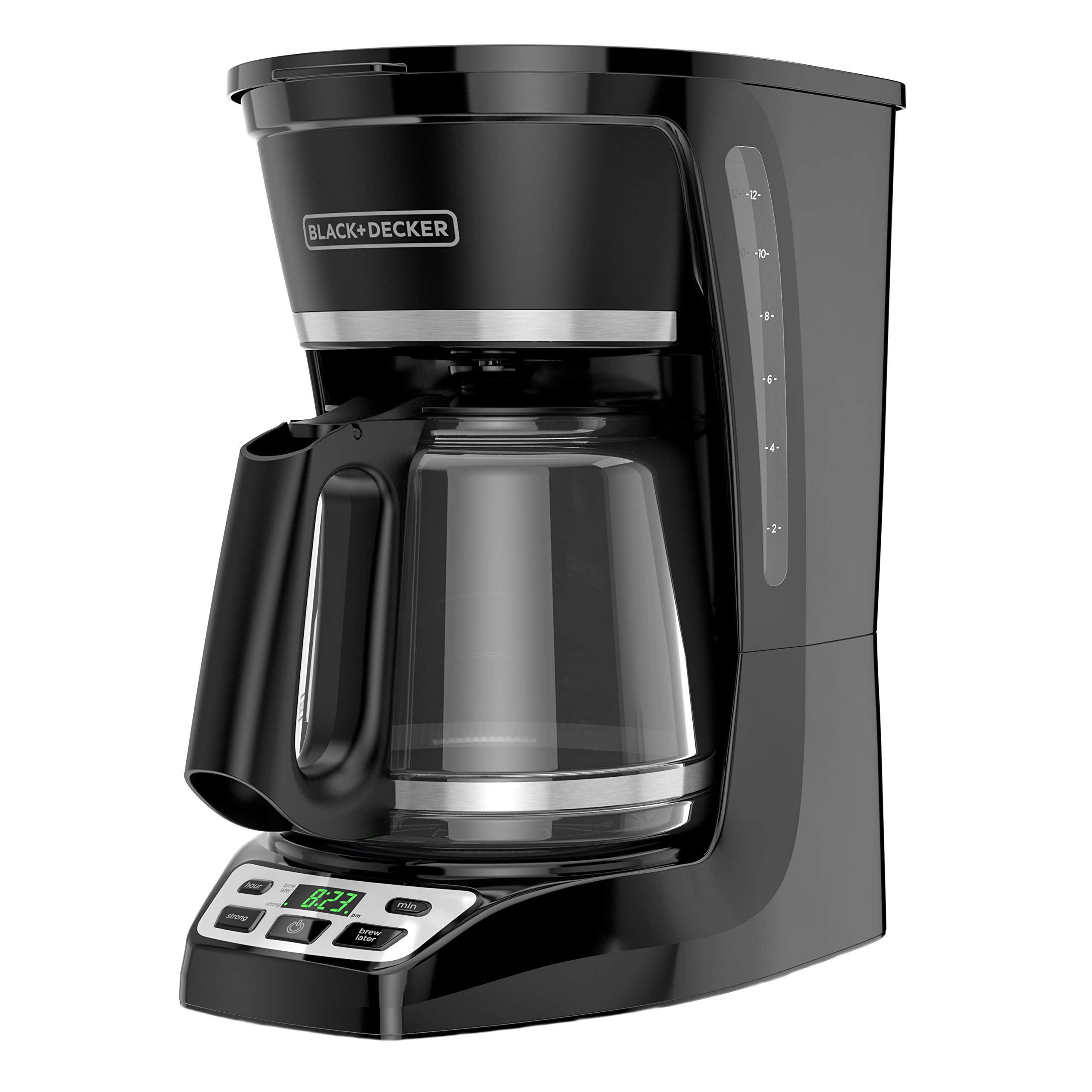 Photo 1 of ***FOR PARTS ONLY/NON-FUNCTIONAL**** BLACK+DECKER 12-Cup* Programmable Coffeemaker, Black