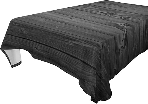 Amazon Com Imobaby Rectangle Polyester Rustic Old Barn Wood
