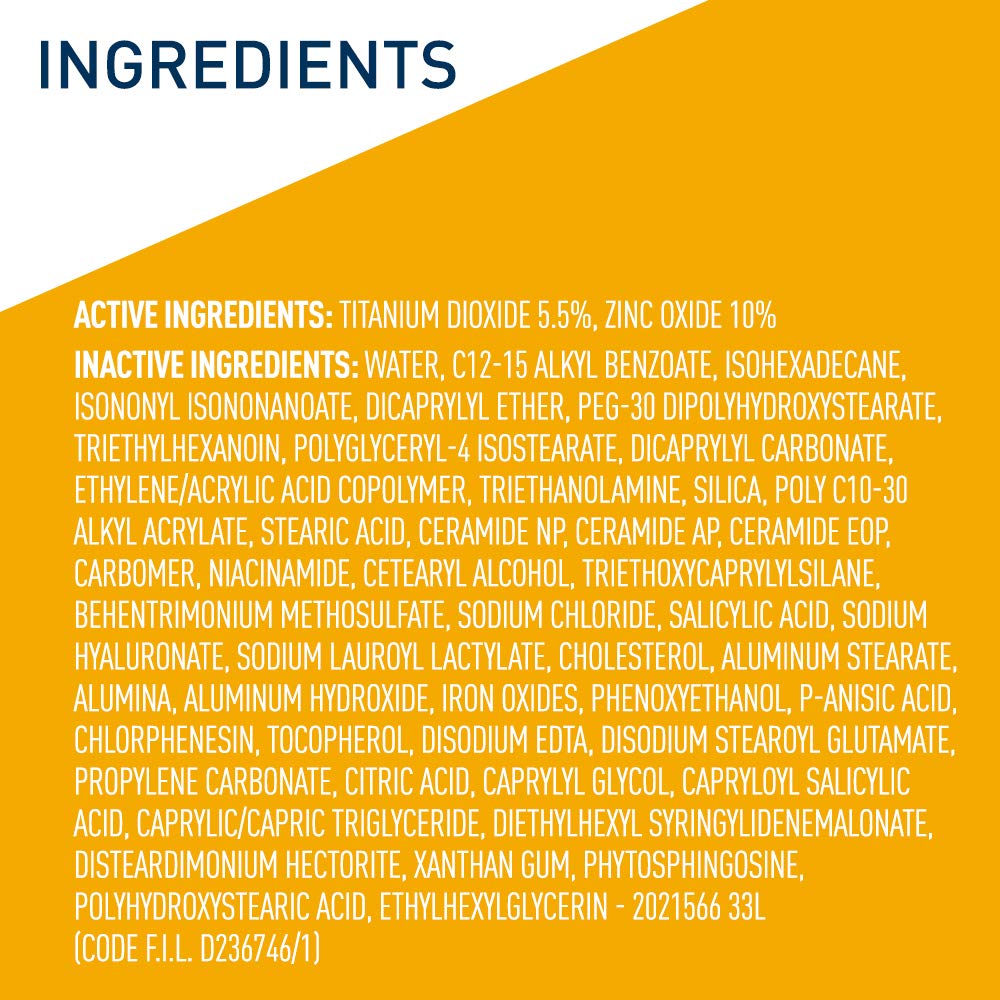 CeraVe Tinted Sunscreen with SPF 30 | Hydrating Mineral Sunscreen With Zinc Oxide & Titanium Dioxide | Sheer Tint for Healthy Glow | 1.7 Fluid Ounce: Beauty
