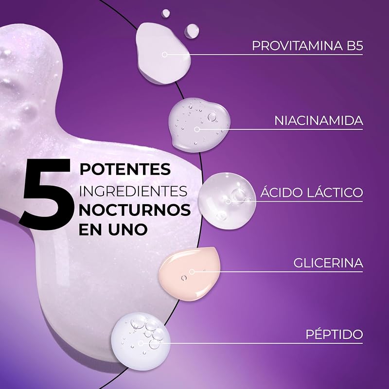 Super Sérum Facial de Noche 5 en 1 con Niacinamida, 30ml