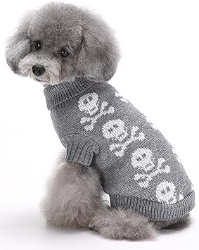 Amazon マルペット Marupet 誕生日 聖夜 秋冬 ペットウェア犬服猫服 おしゃれ ペットウェア ドッグウエア 小型犬用品 かわいい犬の服 ニットセーター トイプードル ダックス マルチーズ シュナウザー シーズー等の小型犬 グレー M Marupet マルペット セーター 通販