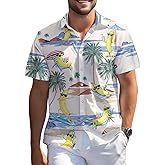 99TIMORO Spacecraft Hawaiian Shirt, Character Movie Button Short Sleeve Top, Space Theme, Men Women Gifts
