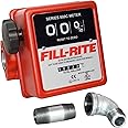 Fill-Rite 807CMK 3 Wheel Mechanical 3/4" 5 to 20 GPM Fuel Transfer Meter w/Mounting Kit For 1200, 2400, 600, & 700 Series Pumps