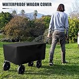 ConBlom Folding Wagon Cover 600D Waterproof UV Resistant 38"D x 22"W view 7