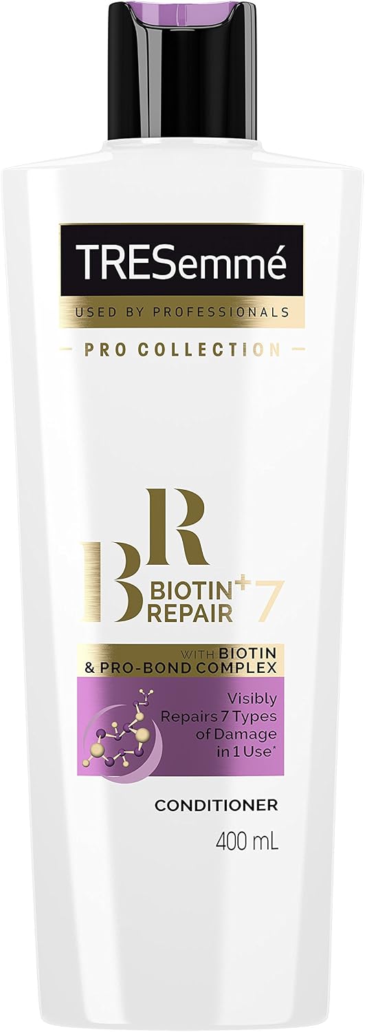 TRESemme Smooth Hydrating And Moisturising Biotin Conditioner for Men And Women Professional Deep Cleansing And Repair for Damaged Hair 4 Months Supply Bulk Pack (6 x 400 ml)