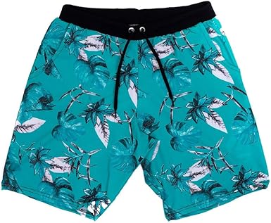 short moletom masculino florido