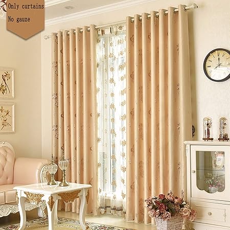 Amazon De Vorhang Vorhange Gardinen Wohnzimmer Gardine Warmeisolierend Pastorale