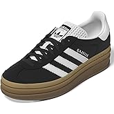 adidas Women's Gazelle Bold Shoes Sneaker, Black Gum, Size 8