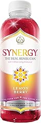 SYNERGY The Real Kombucha - Lemon Berry - 16 fl oz Bottle - Raw Probiotic Drink for Gut Health and Immune Support