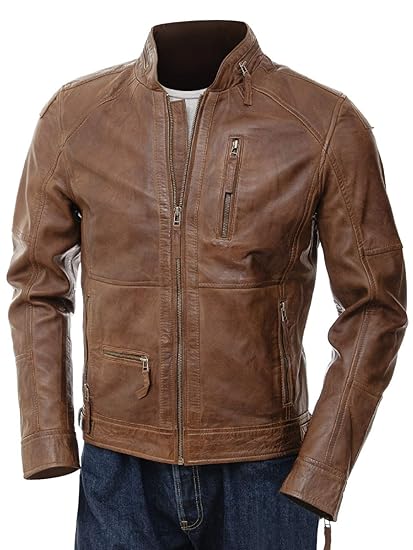 leather jacket myntra