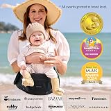 Momcozy Baby Hip Seat Carrier 0-36 Months 3D Belly Pad Black view 4