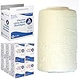 Dynarex 3453 Unna Boot Bandage, Individually Packaged, Provides Customized Compression, With Zinc Oxide, Soft Cast, 3" x 10 Yard, Pack of 12
