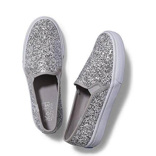 silver glitter keds
