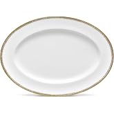 Noritake Haku Oval Platter, 14"