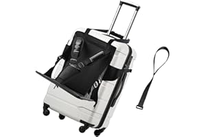 saicheek Travel Seat with Anti-Slip Hand Rope,Foldable Kids Luggage Seat,Ride on Suitcase for Kids Toddler Suitcase,Kids Ride on Luggage for Air Travel (Travel Seat with Anti-Slip Hand Rope)
