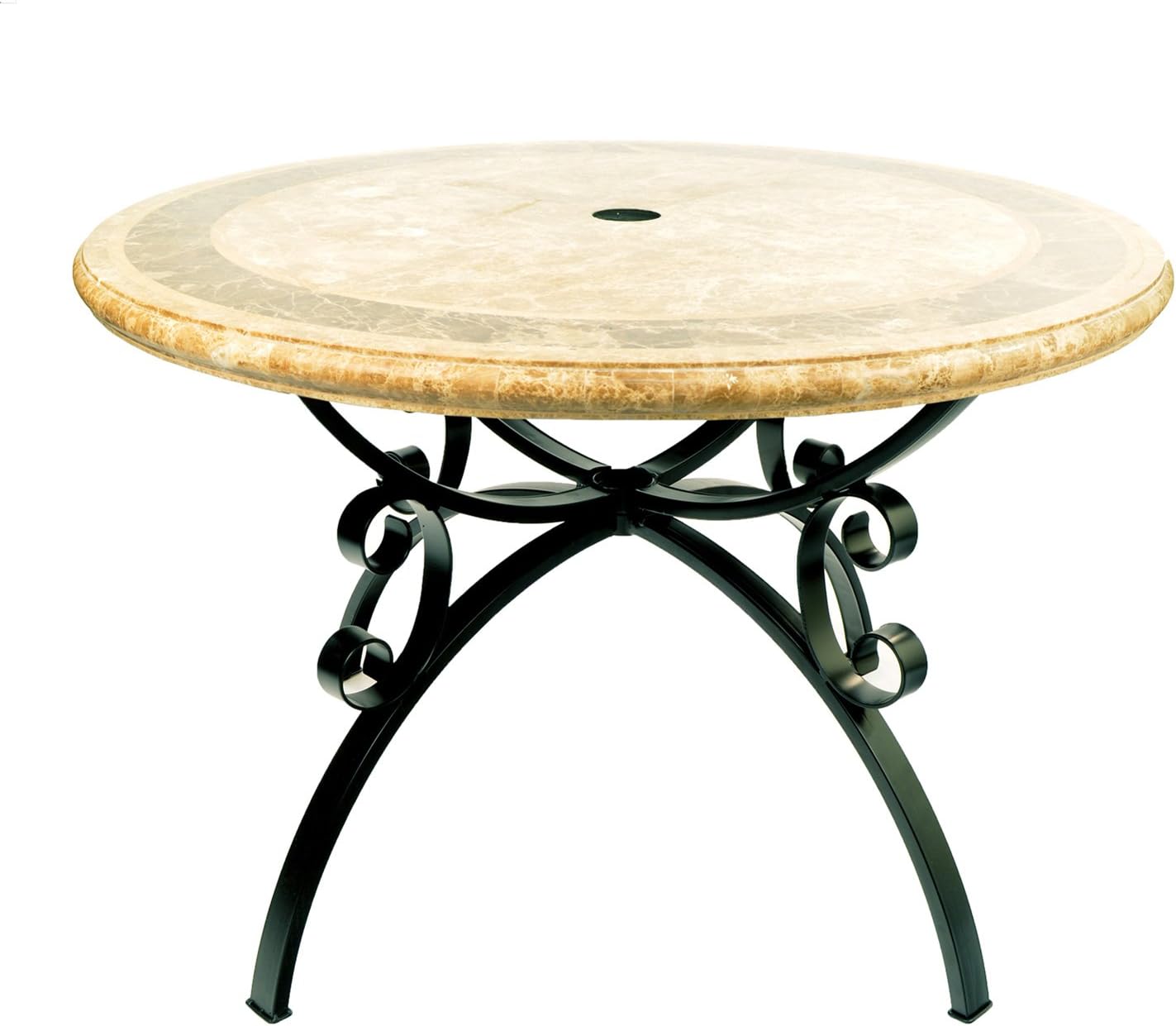 Europa Leisure Monaco Dining Table - Beige/Dark Brown
