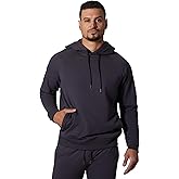 90 Degree By Reflex Mens Hoodie Active Long Sleeve Casual Pullover Sweatshirt