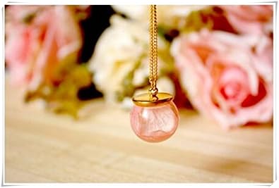 Résine Fleur Cool Collier Collier Rosefleur Pressée