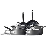 OXO Good Grips Nonstick Black Cookware Pots and Pans Set, 10 Piece