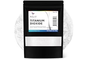 Rolio Titanium Dioxide Powder, 1 lb Bag – Soap Dye and Concrete Pigment for DIY Paint, White Colorant for Epoxy Resin, Candle