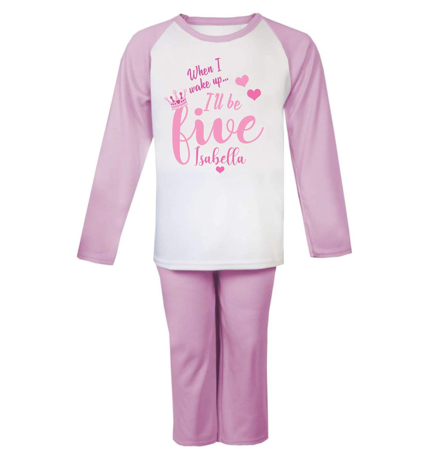 Personalised When I wake up I'll be Five Birthday Pyjamas Fifth