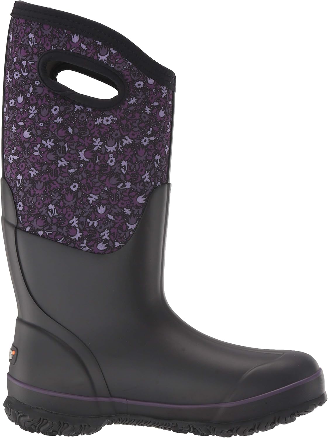  | BOGS Women's Classic Tall Freckle Flower Waterproof Rain Boot | Mid-Calf