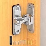 Mixizigoz Barn Door Lock, 90/180 Degree Flip Door