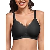Avidlove Jelly Bras for Women Wireless Wave Seamless Full Coverage Bra Comfort Tshirt Padded Bralette Everyday Bras