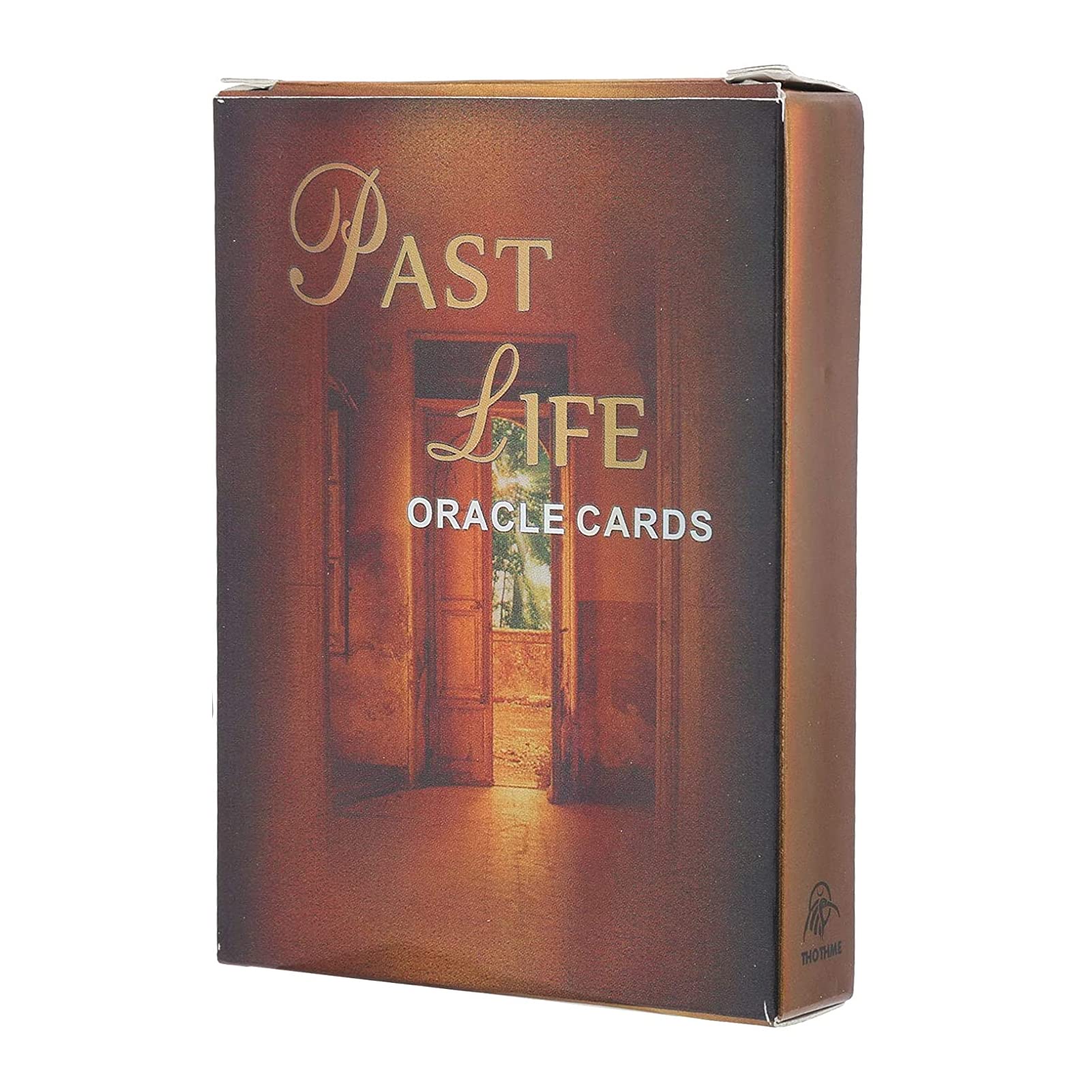 Yitengteng 44 PcsTarot Cards,Hologram Paper Divination Card, English Version Fortune Telling Game Cards Fate Divination Card Board Game Toy for Fortune Tellers Psychics Prediction