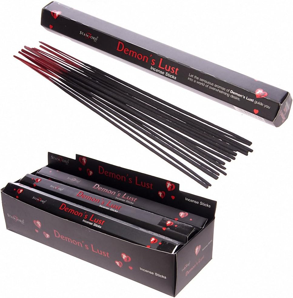 Stamford Demon Lust Incense Sticks,Length 23cm Approx 15 Sticks Per Individual Pack