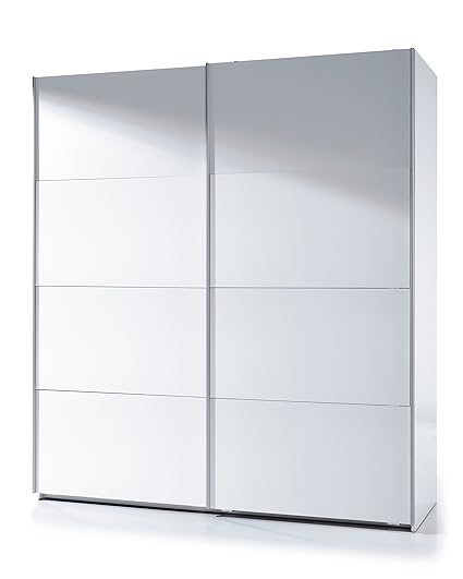 Anita White 180cm Wide 200cm Tall Extra Large Sliding 2 Door