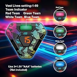Laser Tag Set of 2, Lazer Tag Game for Kids Indoor