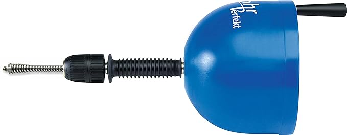 Profi Rohrreinigungs-Gerät 10mm x 10m, 16mm T-Nut Kupplung für Werkzeuge, Bohrmaschinen-Anschluss, Schnellspannfutter, Marken