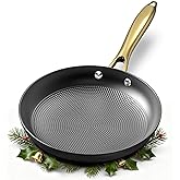 imarku Non stick Frying Pans, Long Lasting 10 Inch Frying Pan, Professional Nonstick Frying Pan Cast Iron Skillet, Stay Cool Handle, Easy Clean Oven Safe Pans, Christmas Gifts for Women/Men