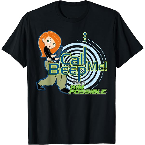 Amazon.com: Disney Kim Possible Character Group Poster T-Shirt