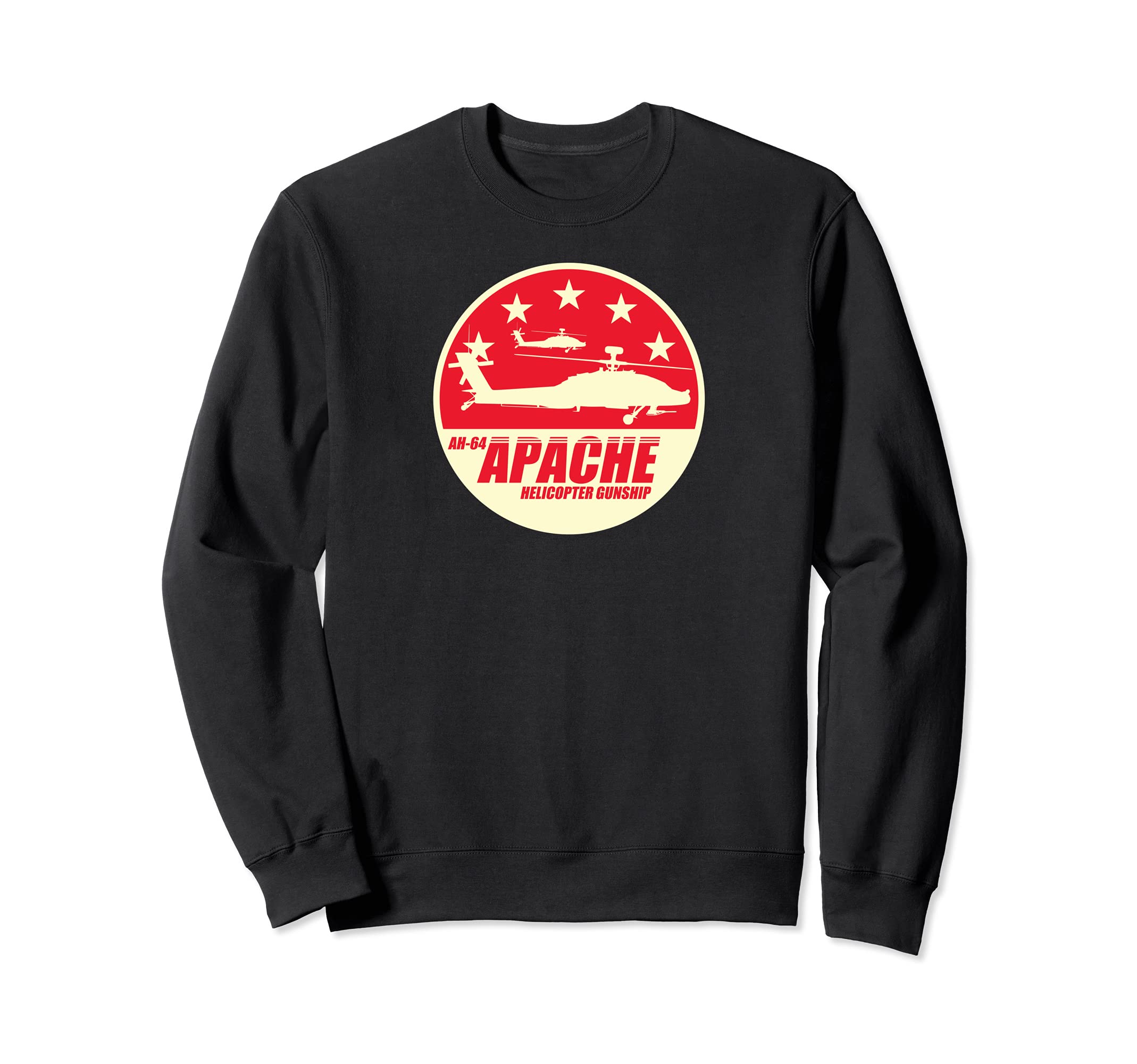 AH-64 Apache Helicopter Gunship Sweatshirt