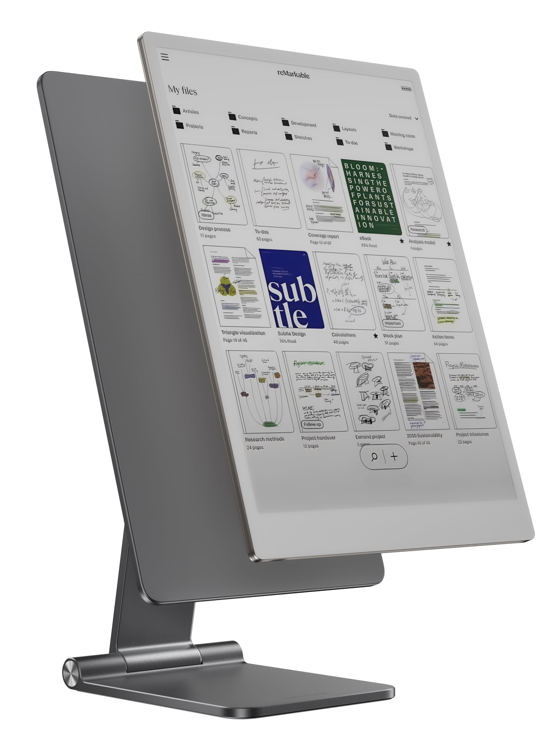 Photo 1 of LULULOOK Magnetic Stand for Remarkable Paper Pro 11.8" (2024), 360° Adjustable Foldable Aluminium Alloy Paper Pro Stand, Powerful Magnetism with Anti-Slip Pad Base