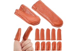SEWACC 20Pcs Sewing Finger Protectors, Needle Felting Knitting Thumb Finger Thimble Guard for Hand Craft Sewing Embroidery Ne