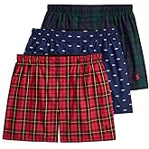POLO RALPH LAUREN mens 3-pack Classic Fit Woven Boxers