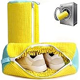 shoe washing machine bag, Laundry Shoe Bag, Reusable Shoe Washing Bag, 360 ° Deep Cleaning,Suitable for All Shoe Types, With Self-Locking Zipper, 2-pack (Yellow)