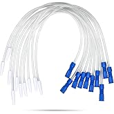 VWJ 10 Pack 20 Inch Leg Bag Extension Tubing &ndash; Flexible, Latex-Free Drainage Hose with Connector &ndash; Universal Fit for Urine Collection Bags, Leg Bags, and Drain Bags