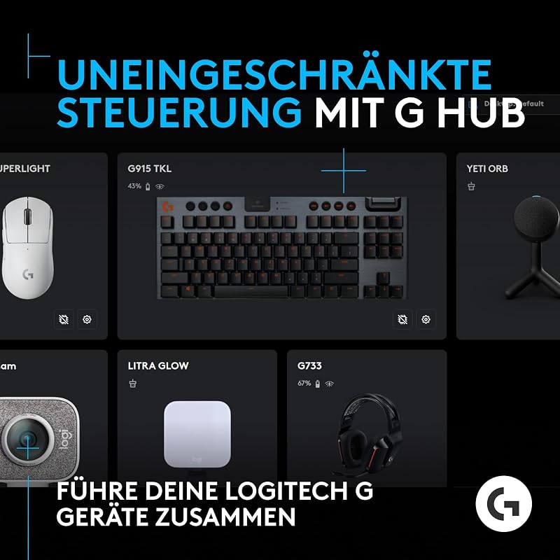 Yeti Orb Gaming-Kondensatormikrofon mit RGB und LIGHTSYNC