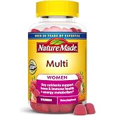 Nature Made Multivitamin for Women, 70 Multi Vitamin Gummies | Womens Gummy Multivitamins for Daily Nutritional Support, Strawberry Flavored, 35 Day Supply